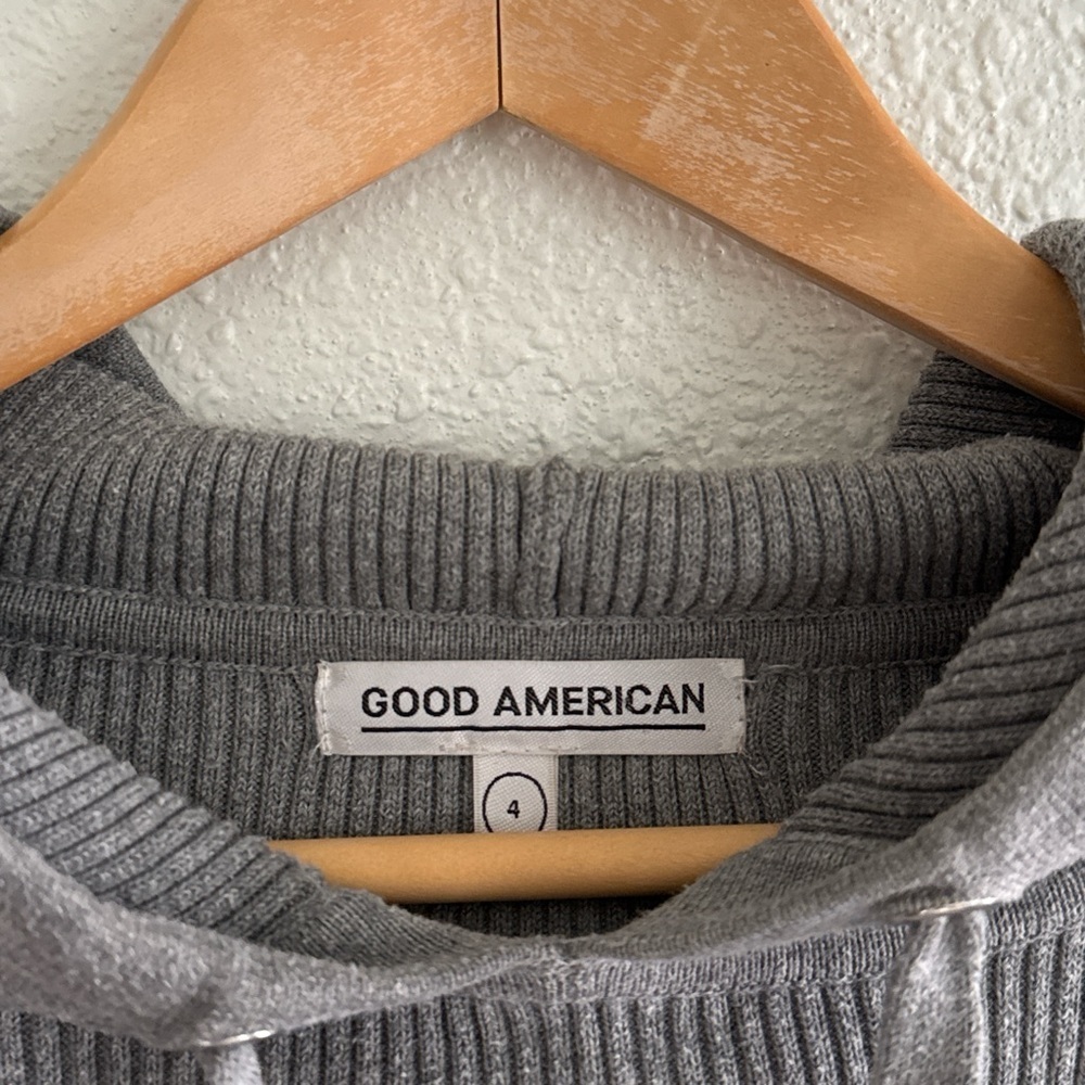 Good American Ribbed Knit Hoodie - Picture 5 of 7